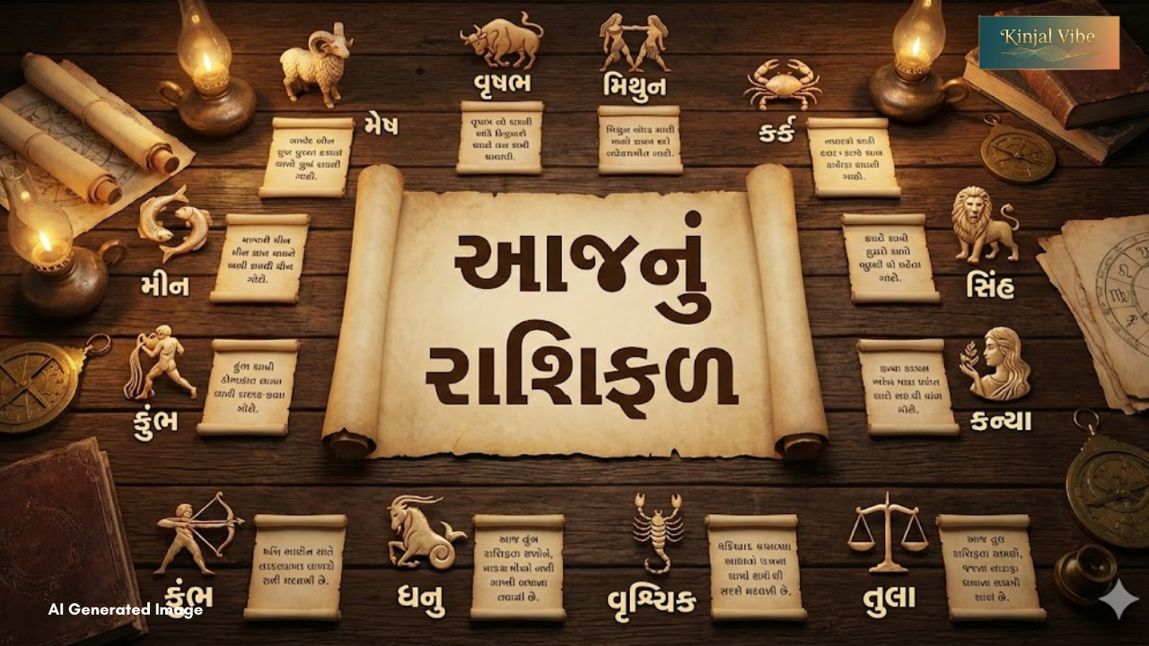 Aajnu Rashifal 22 January 2026 Kinjal Vibe